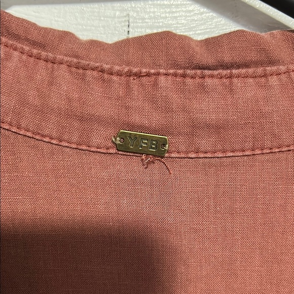 Young Fabulous & Broke Linen Blend Shirtdress. - Picture 2 of 6